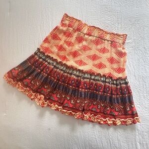 Indikah Flowy Mini Skirt